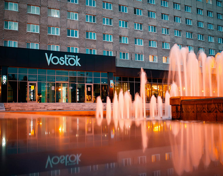 Vostok Hotel Tyumen Bagian luar foto